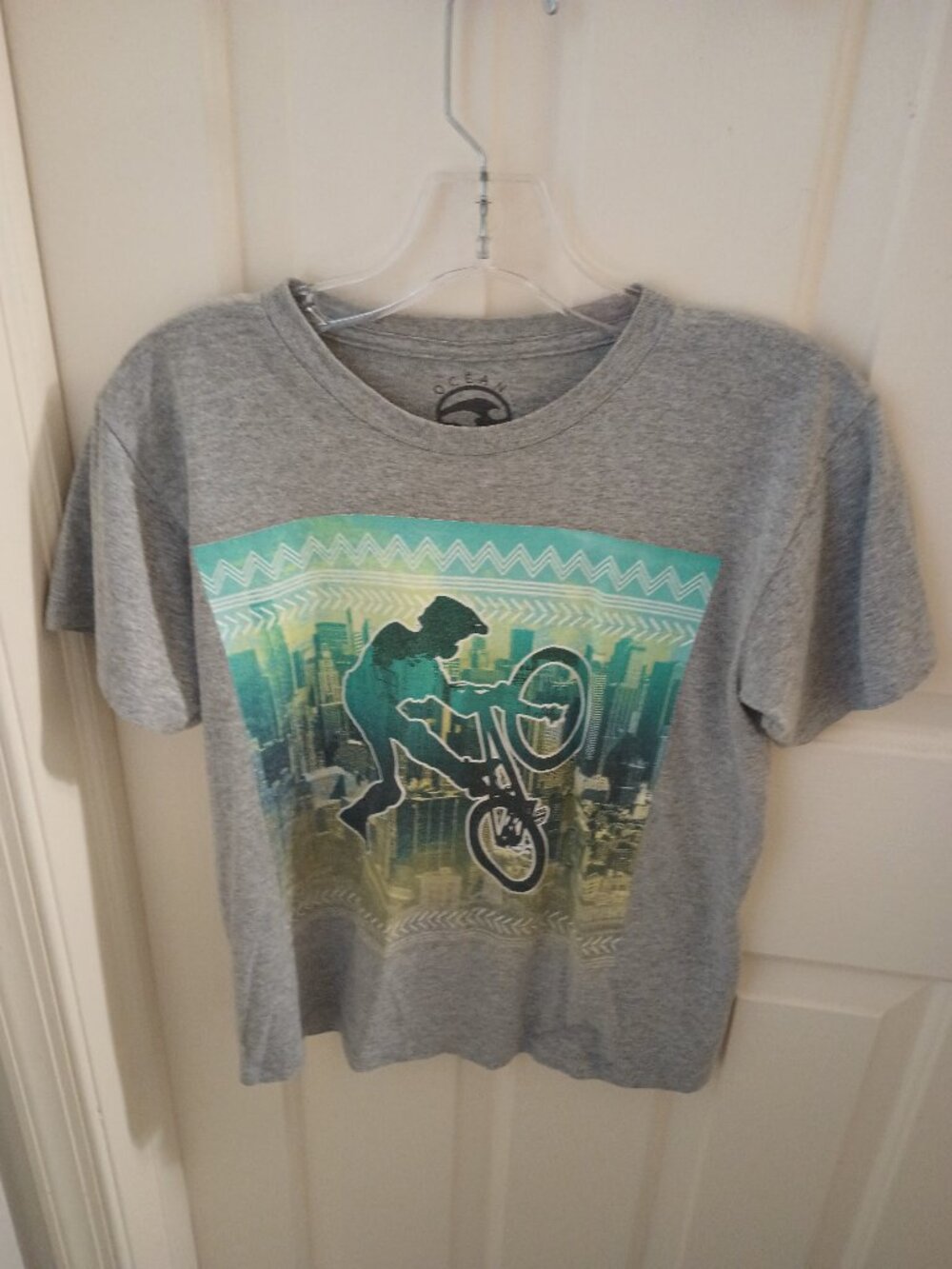 Boys S bmx bike t-shirt - Ocean Currents